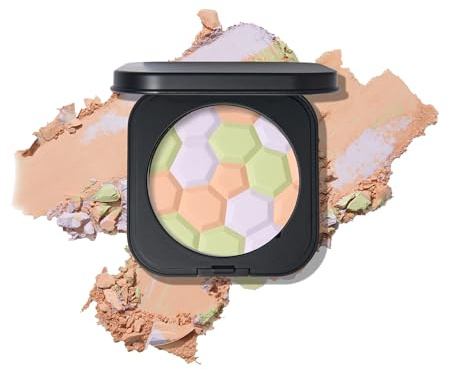 LAURA GELLER NEW YORK Filter Finish Pressed Radiant Setting Powder, Color Correcting For Even Tone, Universal