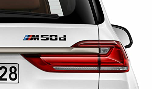 BMW X5 G05 Schriftzug M50d schwarz lackiert