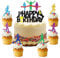 palasasa 25 Stück Running Tortendeko Running Cupcake Toppers Marathon Happy Birthday Cake Topper Sport Kuchen Dekoration für Running Theme Party Dekoration Mann Junge Mädchen Sport Party Dekoration