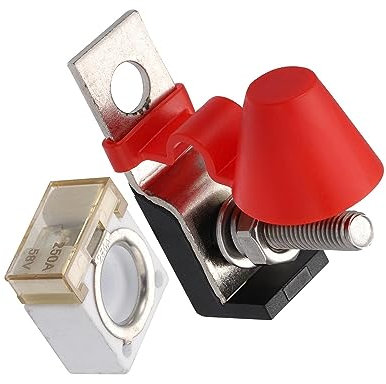 1 Set 250A Battery Fuse Terminal Fuse Block Kit - Max Voltage 58V for Car, Marine, Boat, RV