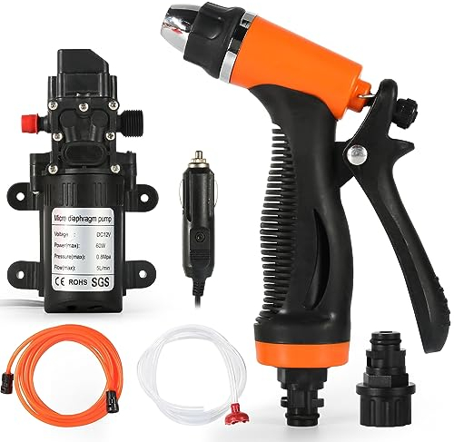 Kit de pompe de nettoyage haute pression pour voiture 12 V