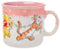 Silver Buffalo Winnie The Pooh Group Reactive Glaze Ceramic Camper Mug, 20 Ounces