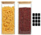 Swavitie Juego de 2 tarros de cristal con tapa de madera 1500 ml para cereales dulces fideos