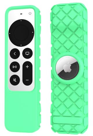 KINOEHOO Custodia in Silicone Compatibile con Apple TV 4K(2020/2021) Telecomandi, Anti-Scivolo Protettiva Cover Telecomando Guscio Protettiva Copertura.