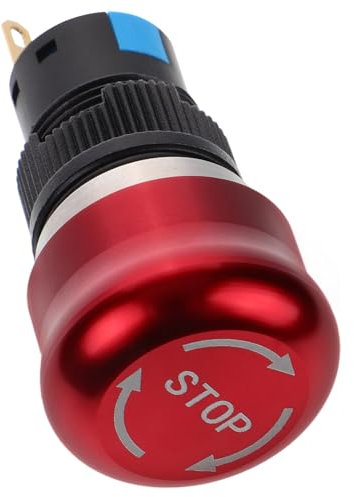 iplusmile Bouton Arrêt Urgence Étanche De Sécurité Polyvalent Pour Équipements Mécaniques Et Industriels Facile à Utiliser Et