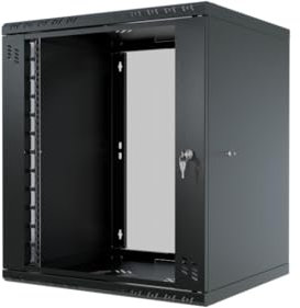 Stalflex Serveur Armoire Réseau 19 Pouces 12U 450mm Standard - Acier Robuste - Racks pour Ordinateur et Serveur - Armoire Informatique Compatible avec Serveur Rack et Baie de Brassage
