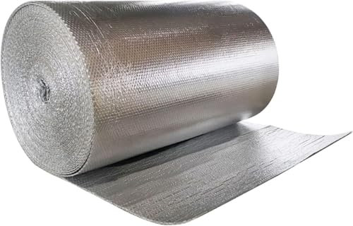 Dampfsperren-Wärmedämmfolien, reflektierende Folien, Strahlungsbarriere für Wände, Böden und Dächer (1 x 30 m)