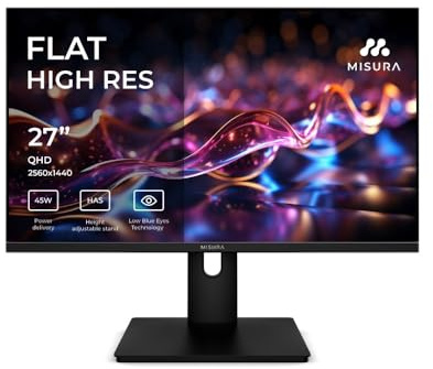Misura QW27DQI Quad HD 27 Gaming Monitor
