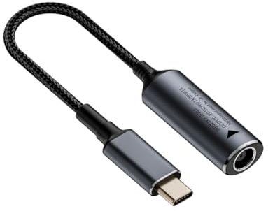 Yominerr 140W DC Cargador Portátil 5V 9V 20V DC 7,4x0,6mm Hembra A USB C Tipo C PD Convertidor de Adaptador de Corriente de Carga Rápida Cable