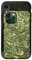 Hülle für iPhone XR Grüne moderne Paisley Retro Baseball Stitch Handyhülle