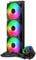 Cooler Master MasterLiquid 360 Core II Refrigeración Líquida - Sistema AIO 360 mm (TDP Máx 280W), Bomba Doble Cámara GR9, Ventiladores ARGB Gen 2 Mejorados, Kits AMD e Intel de Montaje Rápido, Negro