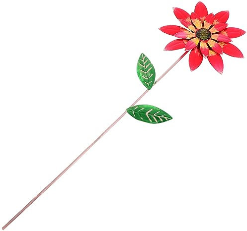 ABOOFAN Blumendekor Metall Gartenstecker Frühlingsdekorationen Für Zuhause Im Freien Hofdekorationen Im Freien