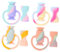 Happyyami 4pcs Cute USB Cable Protectors Silicone Charger Cable Covers for Data Cords Anti-Break Design Lightweight Portable for Phone Charger Protection in Vibrant Colors
