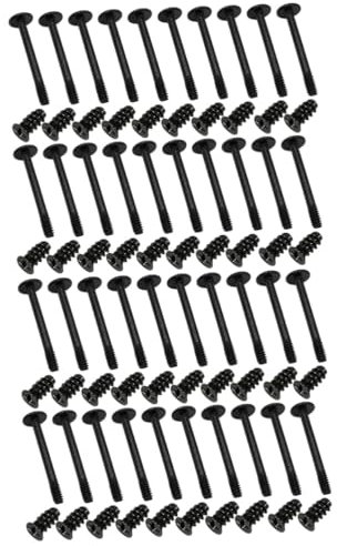 SHINEOFI 2 Sets Computer Cooling Fan Screws Kit Long Short Screws for CPU Radiator Installation Compatible with Computer Cases Flat Head Design for Easy Use