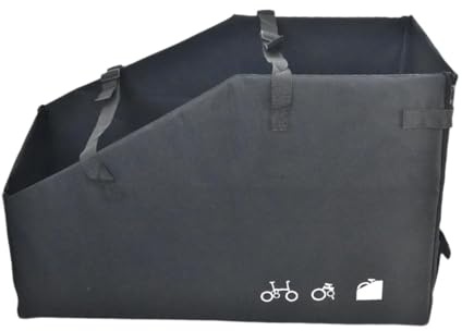 mophrati Easy To Folding Bike Travel Case Bike With Confidence Wherever Go Store Bicycle Safely Folding Storage Bag With Portable Handle Birthday Car Trunk Storage Box Oxford