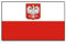 Flaggenking Polen mit Adler Flagge/Fahne, weiß, 150 x 90 cm, 16887