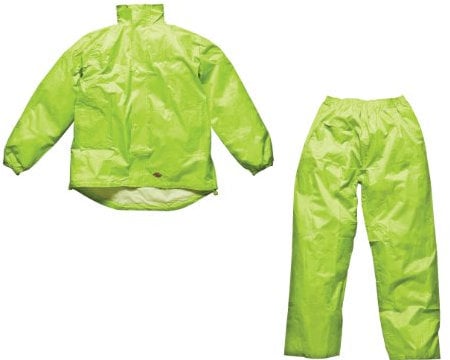 Dickies WP10050 YL L Size Large Vermont Water Resistant Suit - Yellow