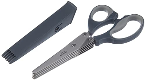 Lacor 60022 Ciseaux 5 Lames + Peigne pour Nettoyage