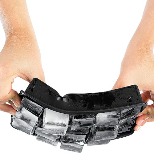 infactory 15-fach JUMBO-Silikon-Eiswürfelformen im 3er-Set