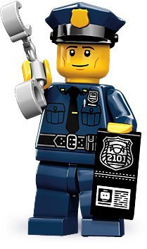 LEGO Minifigures Series 9 Police Man (opened packet)