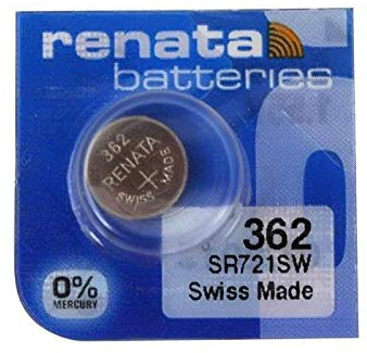 10 x Renata 362 Lithium Knopfzelle, hergestellt in der Schweiz SR721SW