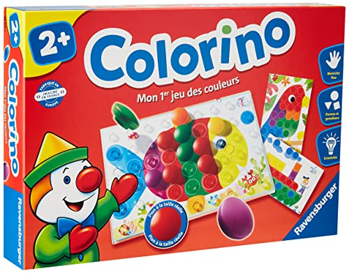 Ravensburger - Colorino - Jeu Éducatif 2 Ans et Plus - Jeu pour Apprendre Les Couleurs - Développement de la Motricité Fine - Mosaïque Enfant - Version Française - 24011