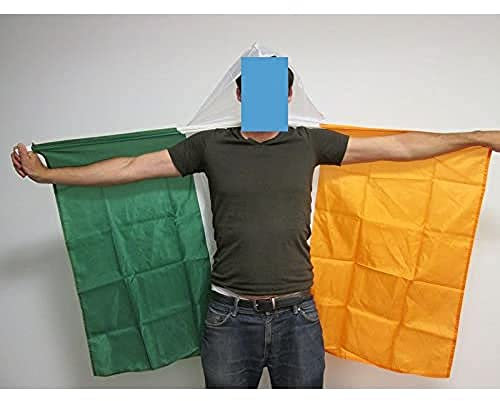 AZ FLAG - Umhangflagge Irland - 150x90 cm - Irische Cape Fahne 100% Polyester mit Messing-Ösen - 110g
