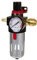 Original Einhell Filterdruckminderer R 3/8 (Kompressor-Zubehör, für saubere, trockene, geregelte Druckluft, Filterfunktion, integriertes Manometer, regelbar bis 8 bar)
