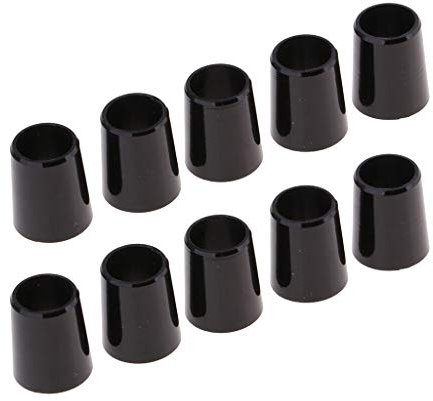 CUTICATE Bulk 10 Golf Iron Ferrules Accessories - Golf Club Shaft Taper Tip Adapter - Sturdy & Durable