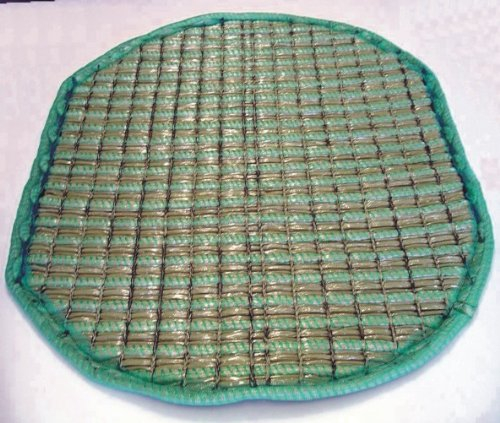 Schwimmende Pflanzeninsel für den Koi Teich oval ca. 120 x 160 cm