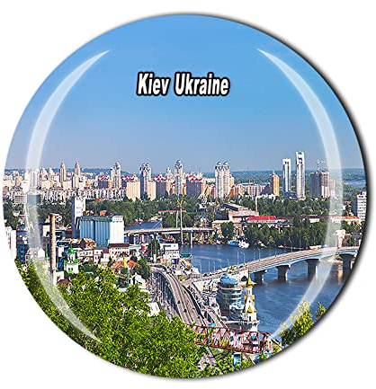 Kiev Ukraine Kühlschrankmagnet Kristall Touristen Souvenir Geschenkkollektion Kühlschrank Magnetischer Aufkleber
