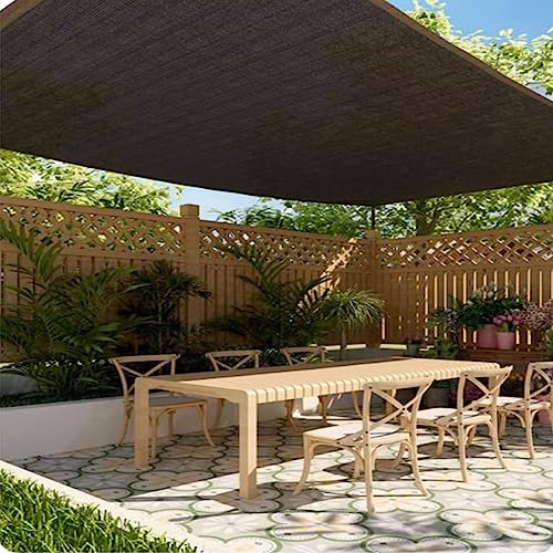 Voile D'ombrage Rectangulaire 2x4m 3x3m 4x5m 5x5m Imperméable Filet D'ombrage 75% De Protection Anti-UV Tissu D'ombrage Respirant Pour Serre, Jardin, Balcon, Piscine Et Terrasse Noir(Taille:2x4.0m(6.5