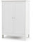 RELAX4LIFE Bathroom Floor Cabinet, Freestanding Storage Cupboard with 3-Position Adjustable Shelf, Wooden Display Sideboard Organizer Unit for Living Room Bathroom Entryway (60 x 35 x 87cm, White)