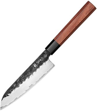 Wakoli Kensei kleines Santokumesser 14 cm Klinge aus 3-lagigem Verbundstahl