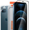 VANAVAGY Glass Screen Protector Compatible for iPhone 12 Pro max 6.7 inch [2 Pack][Scratch Resistant], Camera Lens Protector included, Film with Frame Full Coverage Case for Easy Installation