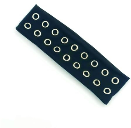 Elastische, breite Stirnbänder, klassische Punk-Ösen, Haarband, weich und dehnbar, Kopfbedeckung für Jugendliche, Trendsetter, Damen, Herren, Unisex