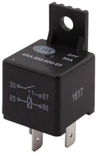 HELLA 4RA 965 400-031 Relais, Arbeitsstrom - 24V - 4-polig - Schließer