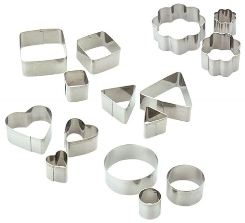 Generic Emporte Pièces en Métal, pour Pâte Fimo - Sachet De 15