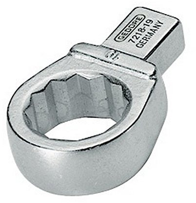 Einsteck-Ringschlüssel 16mm 14x18 matt Chrom CV.