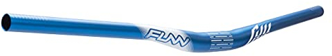 Funn Full On Mountainbike Lenker mit Lenkerklemme 31,8 mm und Breite 785 mm, robuster und leichter Legierungs-Riser-Lenker für MTB, BMX und Rennrad, Anstieg 15 mm (Blaue)