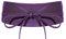 malito – Damen Taillengürtel aus 100% weichem Echtleder – Onesize Bindegürtel mit verstellbarem Taillenband – breiter Wickelgürtel mit Schleife – Hüftgürtel G100 (Violett)
