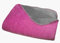 Moon Doubleface Kuscheldecke, Wohndecke aus Baumwollmischung - ca. 150x200 cm mit geketteltem Rand (pink/anthrazit)