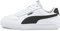 PUMA Unisex Caven Sneakers,Sports Shoes, White-Black-Black, 44.5 EU