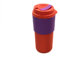 Tupperware To Go Becher 490 ml orange-lila Thermobecher Kaffeebecher