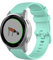 Wownadu Bracelet Quick Release 18mm Compatible pour Garmin Vivoactive 4S/ Vivomove 3S/ Venu 3S/ Venu 2S, Forerunner 255S/ 255S Music/ 265S Bracelets Sarcelle Remplacement Silicone Sport Bands Strap