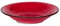 Ceramica Linea Imperfetti - Piatto Fondo Colorato (6, Rosso)