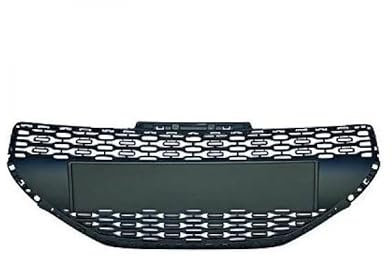 Repiauto - Grille de pare-choc avant centrale noir compatible avec Peugeot 208 1 phase 1 2012-2015