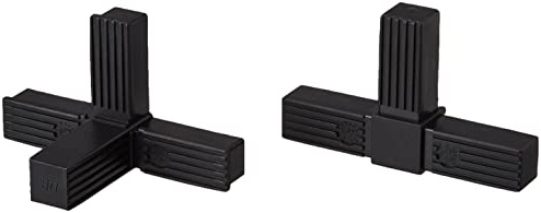 cyclingcolors connettore tubo quadro 20x20 25x25 30x30 plastica 20mm 25mm 30mm quadrato supporti staffe mensole (X (25mm))