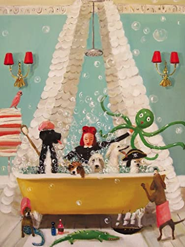 New York Puzzle Company - Janet Hill Bubble Bath - 1000 Teile Puzzle