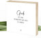 Wunderpixel® Holzbild Glück ist Schwester wie dich - 15x15x2cm zum Hinstellen/Aufhängen, echter Fotodruck mit Spruch auf Holz - schwarz-weißes Wand-Bild Aufsteller Zuhause Dekoration Geschenk-Idee
